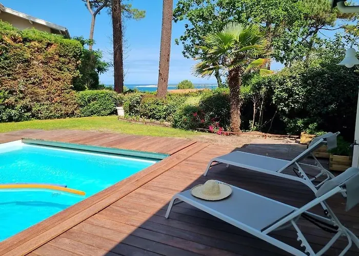 Sur La Dune, Superbe Vue, Jacuzzi, Piscine Chauffee ヴィラ ラ・テスト・ド・ビュシュ